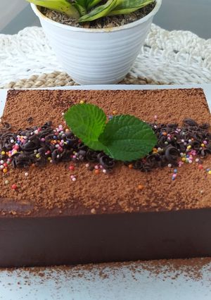 Foto resep Puding Brownies Roti Tawar