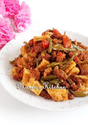 Foto resep Sambal Goreng Tahu Tempe Kacang Panjang