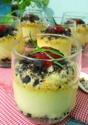 Foto resep Baked Oreo Cake #BeraniBaking