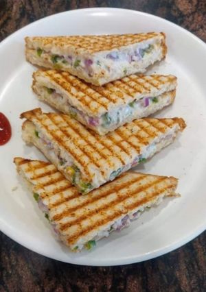 A picture of Curd Sandwich.