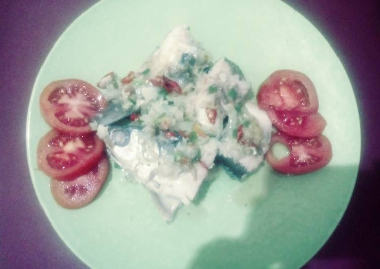 Resep Bandeng segar siram kuah cabe Lezat