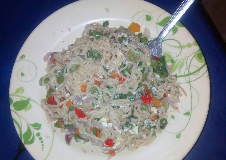 Recipe of Quick Vegetable noodles