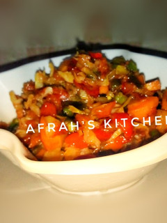 Sauce din kayan lambu da cabbage ainihin hoton girkin