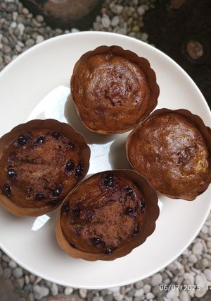 Foto resep Muffin pisang keju lumer kukus