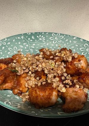 Una foto de Pavo a la Naranja Estilo Chino (Sin Gluten)
