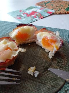 Una foto de Huevos en el horno