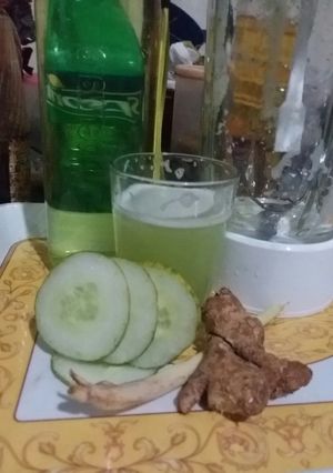 Foto resep Jus mentimun dengan sereh dan jahe untuk diet