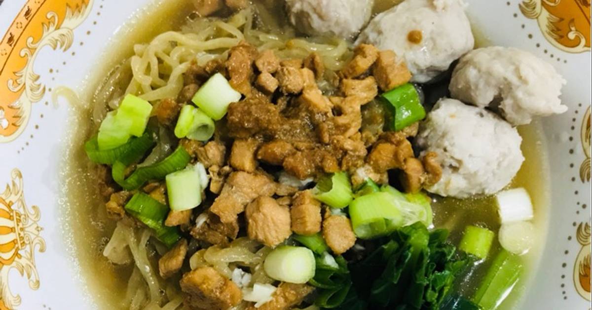 Resep Mie ayam baso oleh Flora - Cookpad