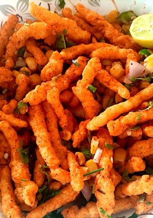 A picture of Kurkure Corn Chat.