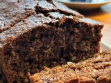 Budín de avena y banana