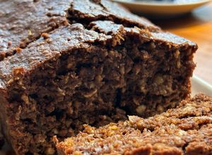 Una foto de Budín de avena y banana