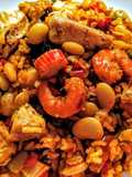 PAELLA🥘De Ayer, con Zaragoza Blanca y Zurimi...!🦀