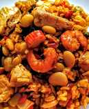 PAELLA🥘De Ayer, con Zaragoza Blanca y Zurimi...!🦀