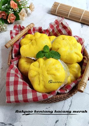 Foto resep Bakpao kentang kacang merah