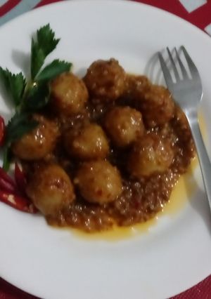 Foto resep Cimol bumbu kacang Nyuss