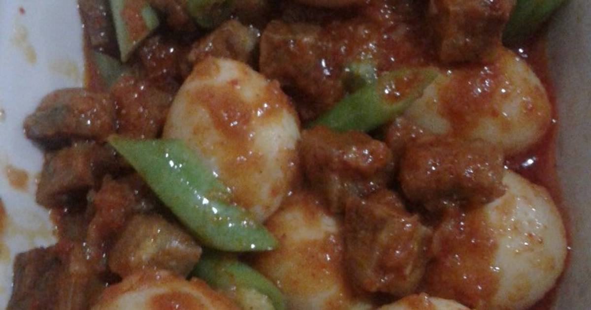  Resep  Balado  puyuh  buncis tempe  oleh Intan Mega Agustin 