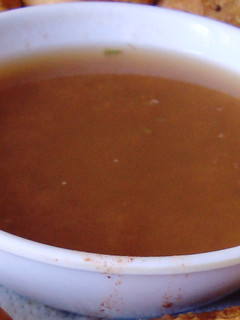 A picture of Tamarind chutney (sweet and sour sauce).