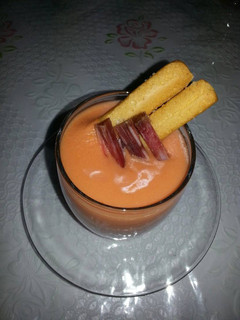 Una foto de Salmorejo
