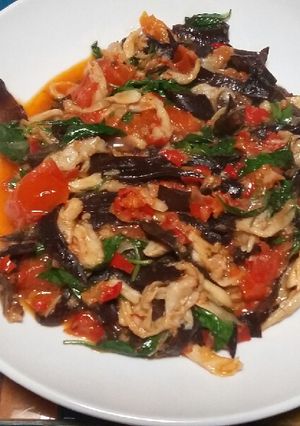 Foto resep Tumis jamur kemangi