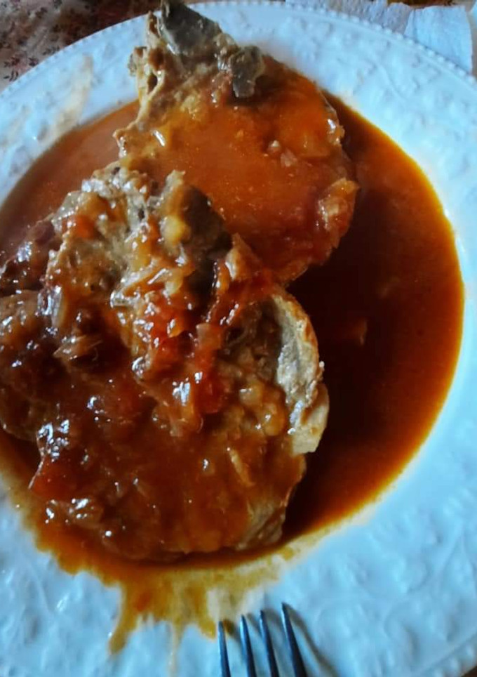 Una foto de Costillas de cerdo a la cacerola