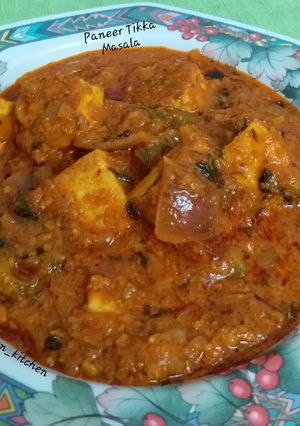A picture of Paneer Tikka Masala.