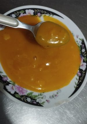 Una foto de Dulce de mango