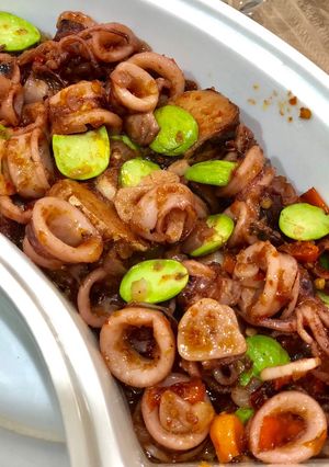 Foto resep Oseng cumi pete