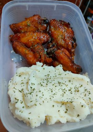Foto resep Chicken Wings and Mashed Potato