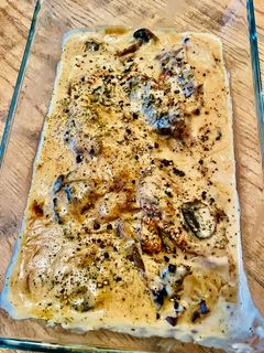 صورة لوصفة شرحات الدجاج بالصوص الكريمي