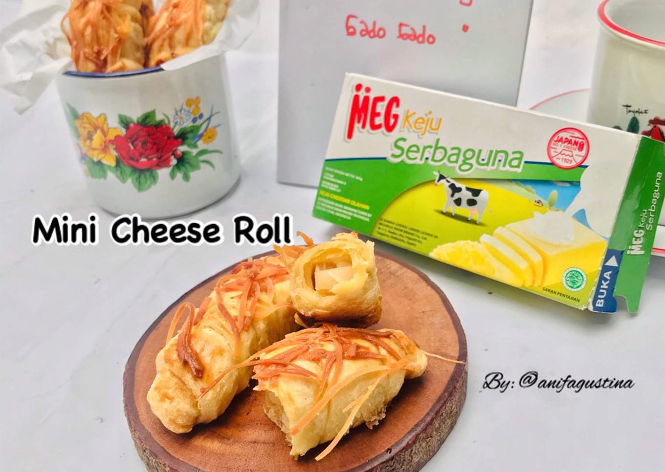 Mini Cheese Roll tanpa korsvet