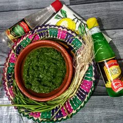 Green Garlic Chutney A picture of Green Garlic Chutney.