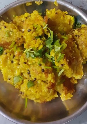 A picture of Left over Rice Muthiya.