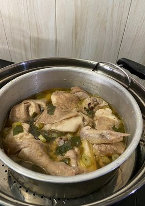 Foto resep Ginger steamed chicken / ayam kukus jahe