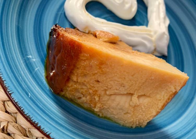 Flan de huevo sencillo y sabroso