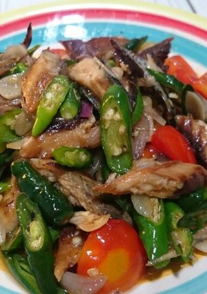 Foto resep Ikan tongkol cabe hijau