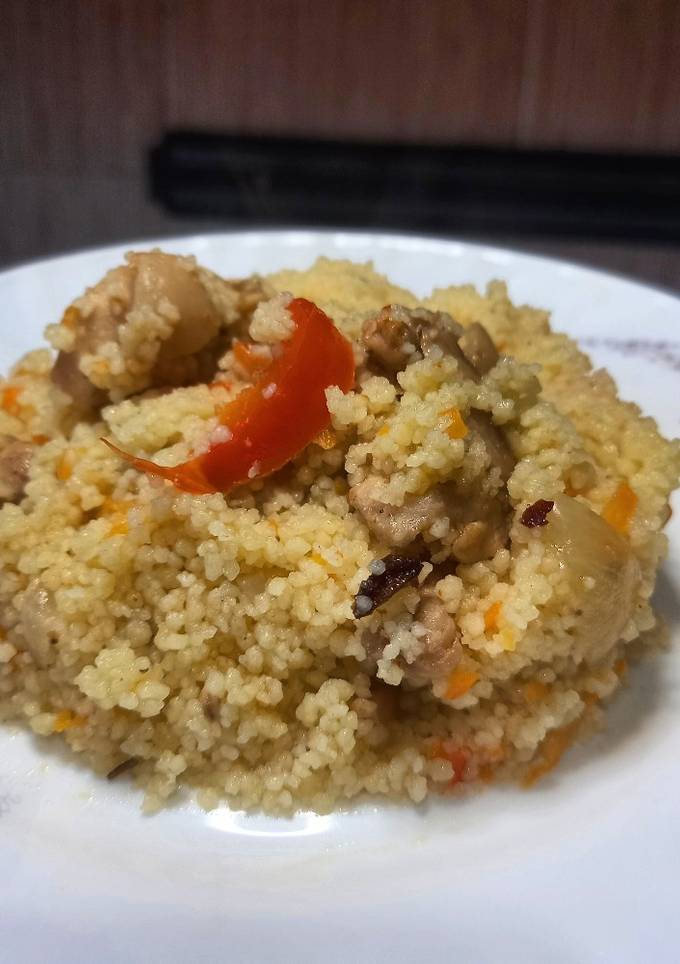 Кус-кус с овощами и мясом