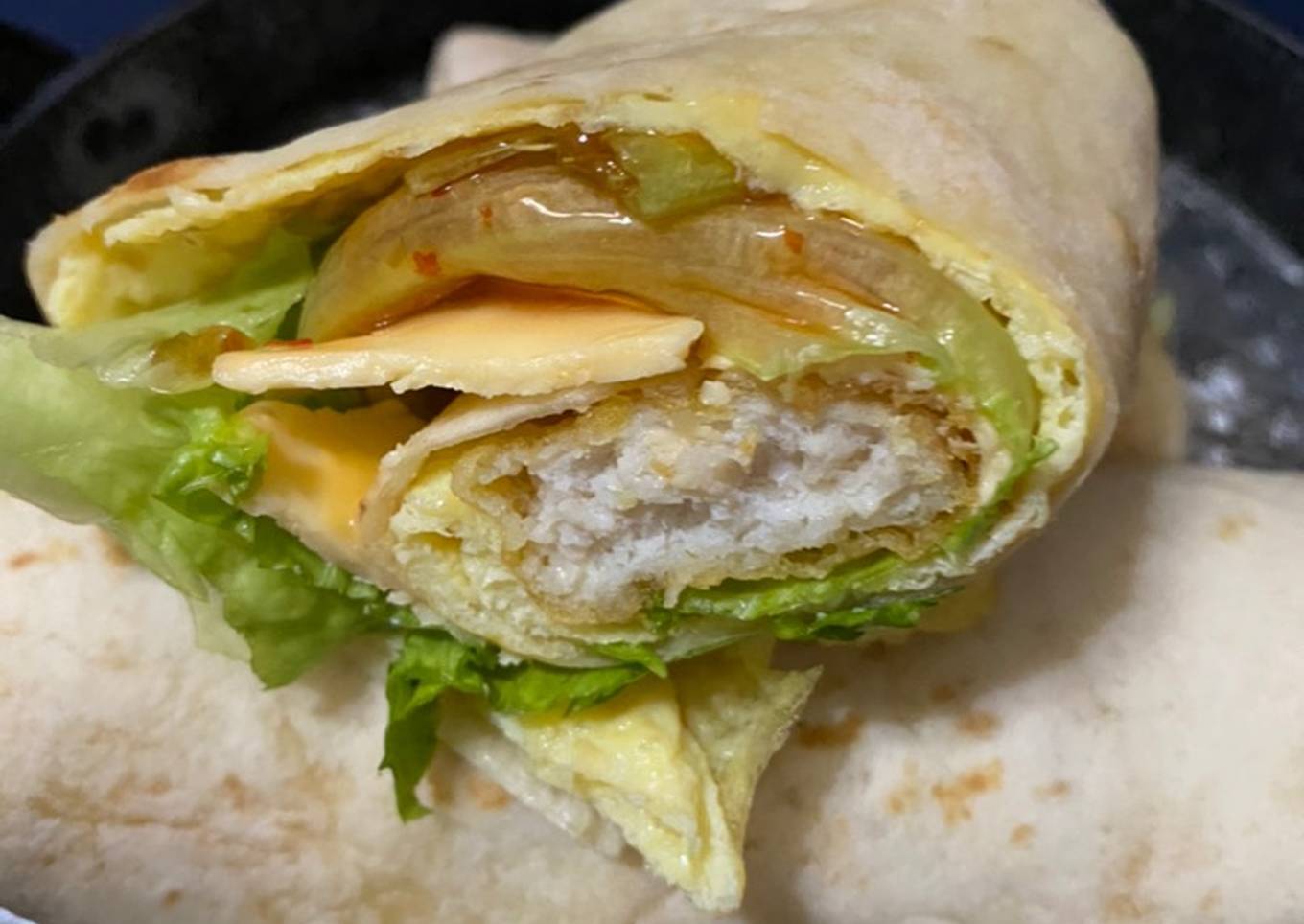 Roll bbq kruh