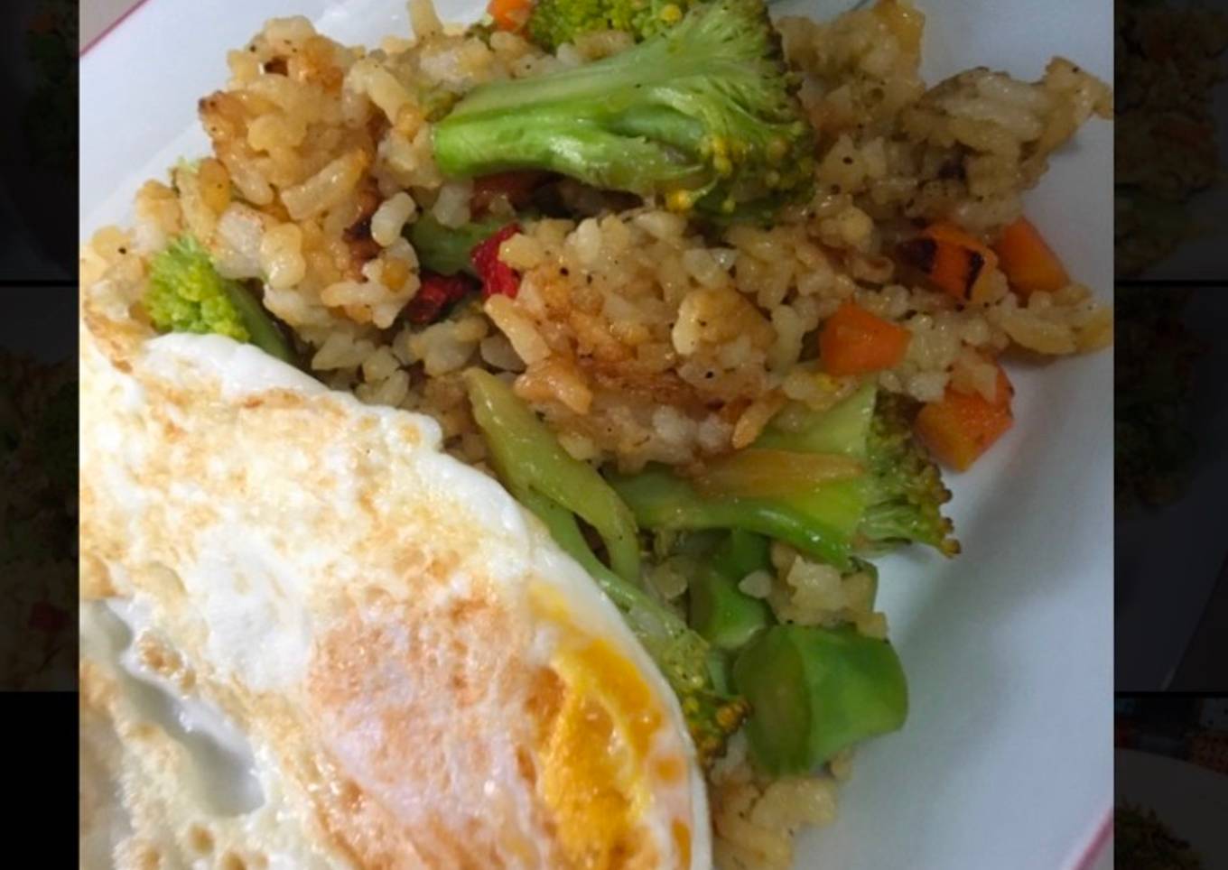 Nasi goreng brokoli