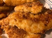 A picture of fried chicken tenders