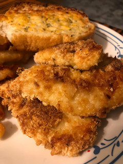 A picture of Crispy Oven Fried Chicken Tenders.