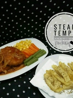 Foto resep Steak Tempe Saus Barbeque