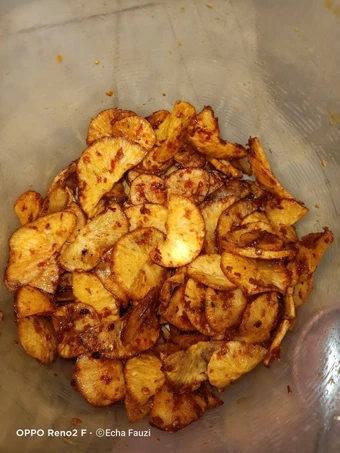 Cara Mudah Membikin Resep Keripik singkong pedas manis yang Menggugah Selera Anti Ribet, Mantap Sekali