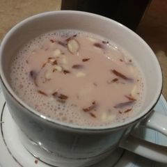 Kashmiri chai A picture of Kashmiri chai.