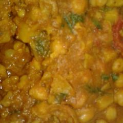 A picture of Chana curry.