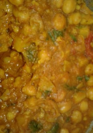 A picture of Chana curry.