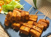 Una foto de tofu airfryer