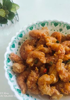 Foto resep Udang Goreng Telur Asin
