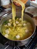Baba Soup with turkey meatballs