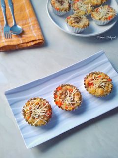 Foto resep Macaroni Schotel Cup Simpel dan Enak