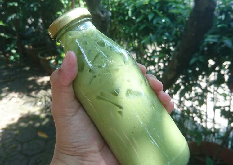 Langkah Mudah untuk Menyiapkan Thai Greentea, Lezat